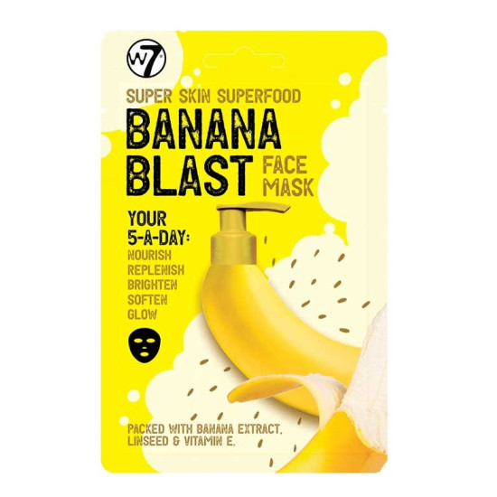 Super Food Banana Blast - Маска за лице с банан с избелващ ефект
