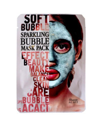 Soft Bubble Sparkling Mask - Черна бамбукова маска за лице