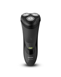 Philips Shaver S3134/51- Самобръсначка, Без кабел, Система с остриета PowerCut с 27 остриета с автоматично заточване, 5D гъвкави глави, 60 мин, Мокро и сухо бръснене