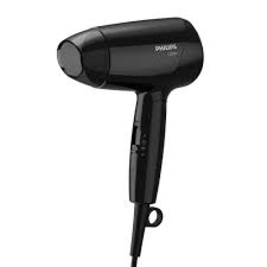 Philips EssentialCare BHC010/10 - Сешоар, 1200 W, 3 нива на температурата, Сгъваема дръжка