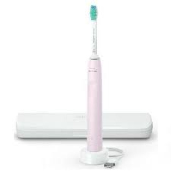 Philips Sonicare Seria 3100 HX3673/11 - Електрическа четка за зъби, 31000 осцилации/мин, 1 режим на почистване, Сензор за натиск, Функция BrushSync