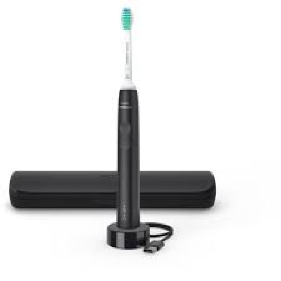 Philips Sonicare Seria 3100 HX3673/14 - Електрическа четка за зъби, 31000 осцилации/мин, 1 режим на почистване, Сензор за натиск, Функция BrushSync