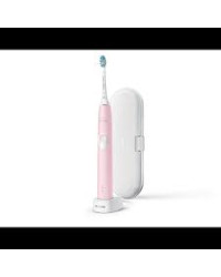 Philips Sonicare ProtectiveClean HX6806/03 - Електрическа четка за зъби с ултразвук, 62000 движения/мин, 1 режим на почистване, 2 интензитета, Сензор за натиск, Функция BrushSync, 1 глава за четката, калъф за пътуване
