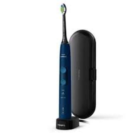 Philips Sonicare ProtectiveClean HX6851/53 - Електрическа четка за зъби, 62000 осцилации/мин, 3 режима на почистване, Сензор за натиск, Функция BrushSync