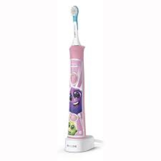 Philips Sonicare Kids HX6352/42 - Електрическа четка за зъби, до 62 000 движения на четката/мин, 2 режима на почистване, Свързване към приложение