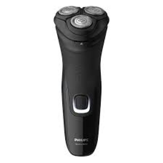 Philips Seria1000 S1232/41 - Самобръсначка за мъже, Сухо бръснене, Остриета PowerCut Blade, Глави 4D Flex, 40+ мин. автономия/8 ч. зареждане, 1 LED, Прецизна бръснеща глава, Батерия NiMH