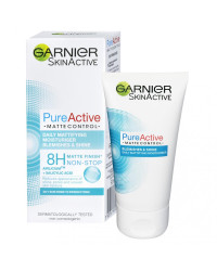 Pure Active Matte Control - Дневен матиращ и хидратиращ крем за лице за мазна кожа