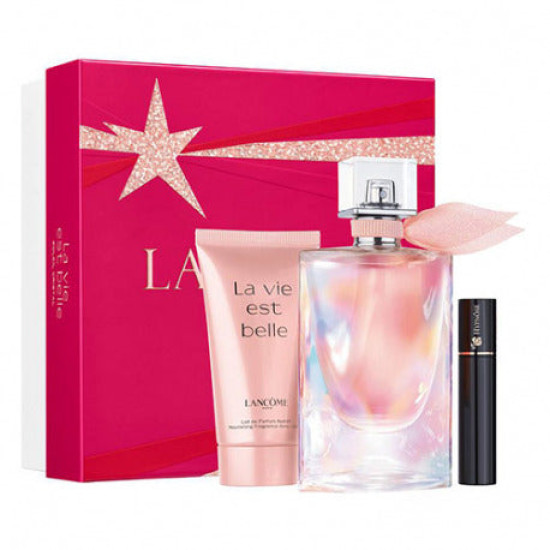 Lancôme La Vie Est Belle Soleil Cristal 50ml EDP + Body Lotion 50ml + Mascara 2ml For Women
