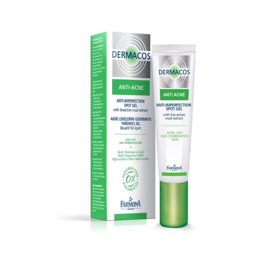 Dermacos Anti-Acne Gel - Крем-гел за лице с биоактивна тофена кал и цинк