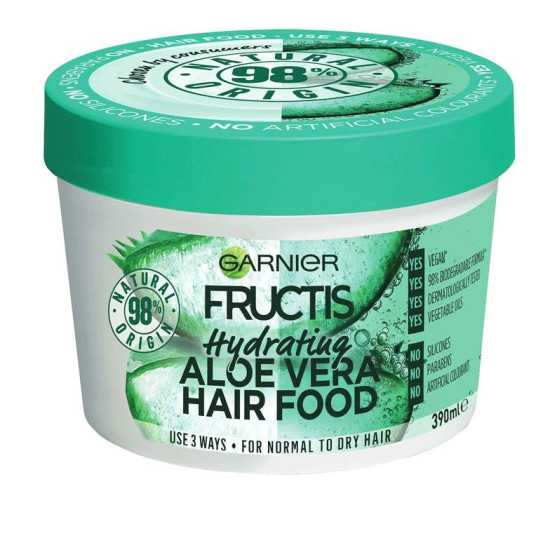Fructis Aloe Vera Hair Food - Хидратираща маска за нормална до суха коса с алое вера