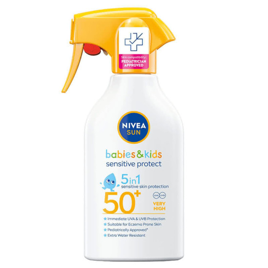Sun Kids Sensitive Protect SPF 50+ - Слънцезащитен спрей за деца за чувствителна кожа