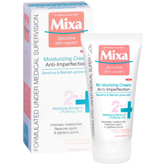 Sensitive Skin Expert Moisturizing Cream Anti-Imperfections 2in1- Крем за лице