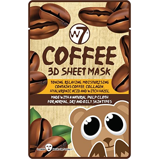 3D Sheet Mask - Маска за лице с кафе
