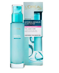 Hydra Genious Aloe Water+Hyaluronic Acid for Dry and Sensitive skin - Флуид за лице