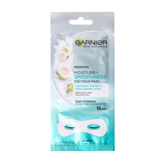 Moisture+ Smoothness Eye Tissue Mask - Маска за околоочен контур обогатена с кокосова вода и хиалуронова киселина