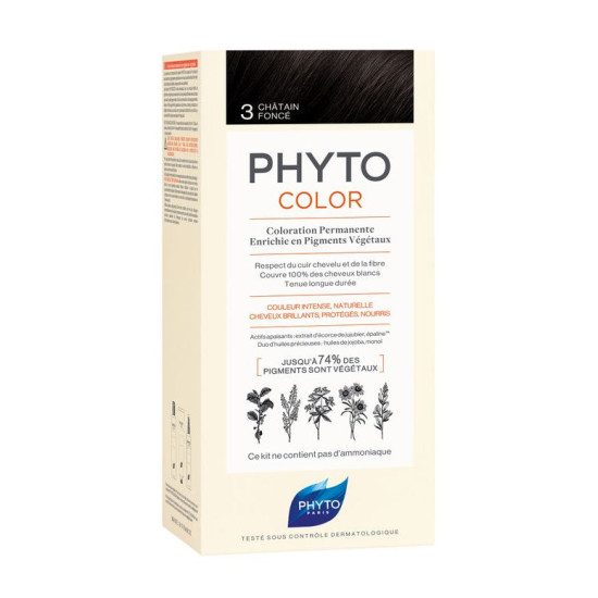Phytocolor - Боя за коса №3 Тъмен кестен
