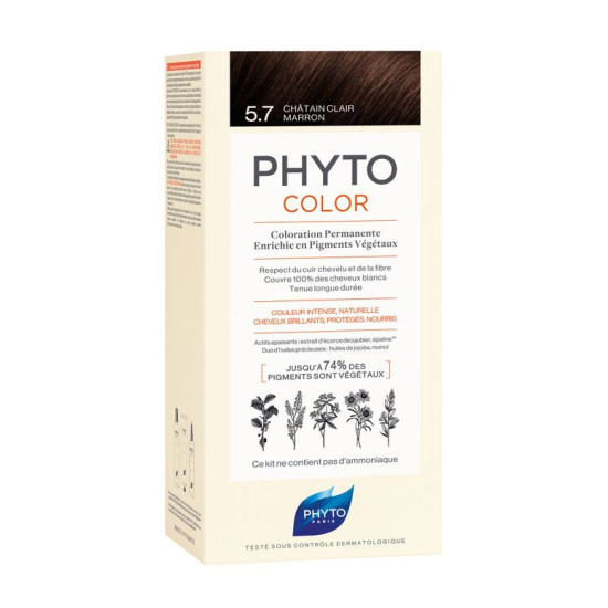 Phytocolor - Боя за коса №5.7 Светъл кафяв кестен