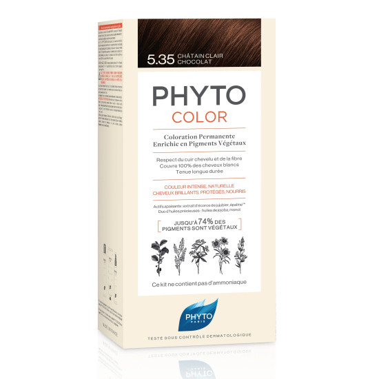 Phytocolor - Боя за коса №5.35 Светъл шоколад