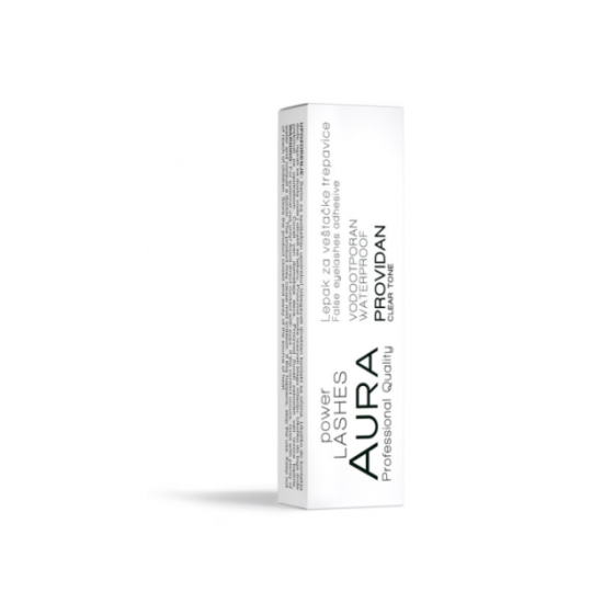 Aura Power Lashes False Eyelashesh - Прозрачно лепило за мигли с водоустойчива формула
