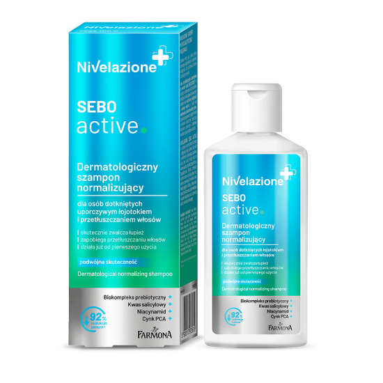Nivelazione Sebo Active - Дерматологичен нормализиращ шампоан при себореен дерматит и мазна коса