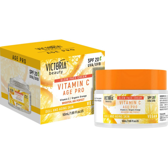 Age Pro Vitamin C Glow Face Cream SPF 20 - Дневен крем против стареене