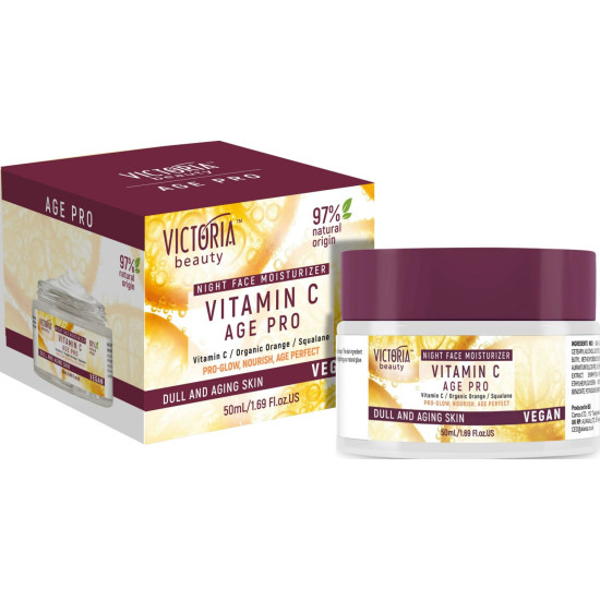Age Pro Vitamin C Night Face Cream - Нощен крем против стареене