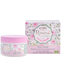 Face Cream Hyaluron - Крем за лице с натурално българско розово масло