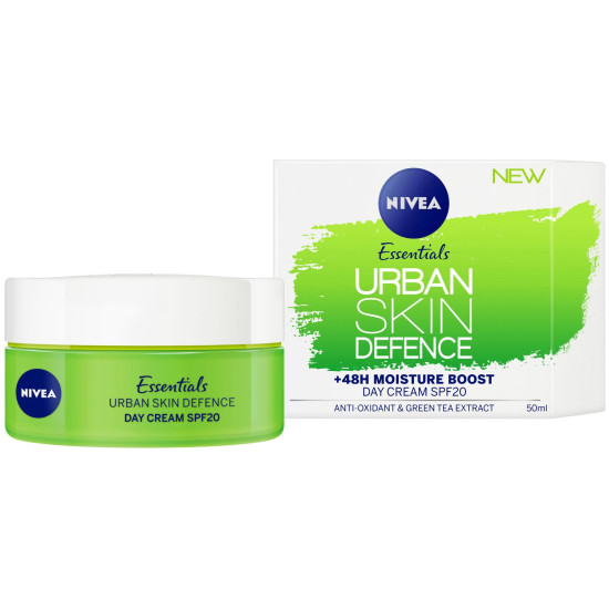 Urban skin Protect Day Cream SPF20 with Green tea extract - Дневен крем за лице