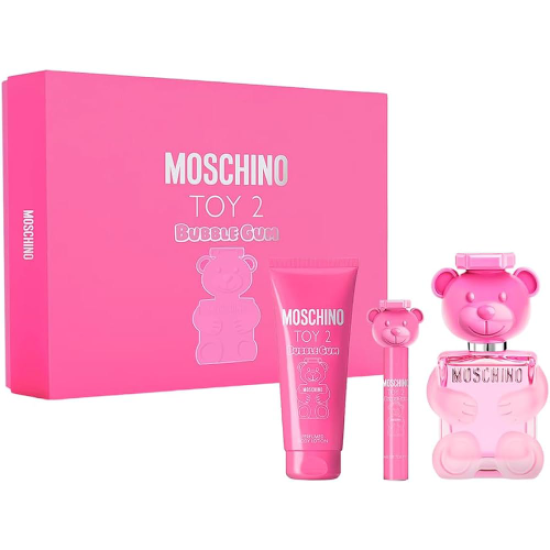 Moschino Toy 2 Bubble Gum 100ml EDT + 10ml Travel Spray + 100ml Body Lotion