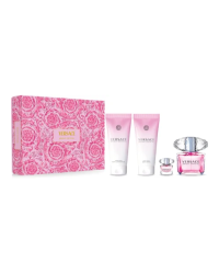 Versace Bright Crystal 100ml EDT + 5 ml mini + 100ml Body Lotion + 100ml Shower Gel