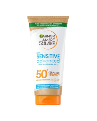 Ambre Solaire Sensitive Advanced - Слънцезащитно мляко за лице и тяло SPF50+