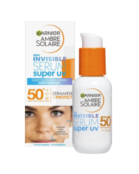 Ambre Solaire Invisible Super UV SPF50+ - Слънцезащитен серум за лице 