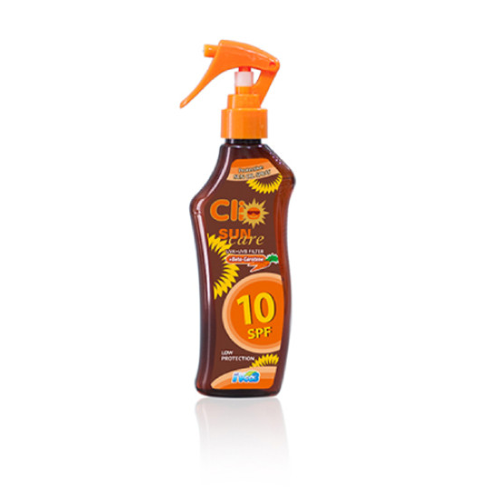 Protective Sun Oil Spray SPF 10 - Слънцезащитно олио-спрей за тяло с Бета-каротин и SPF 10