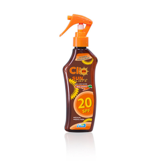 Protective Sun Oil Spray SPF 20 - Слънцезащитно олио-спрей за тяло с Бета-каротин и SPF 20